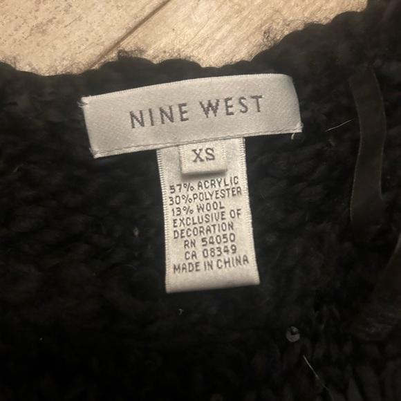 NINE West Knit tank with Ribbon Embellishments - Picture 2 of 3